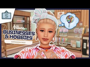 Can I turn CANDY into CASH? 🍬💸 Running a SWEET SHOP in The Sims 4: Businesses & Hobbies! #ad