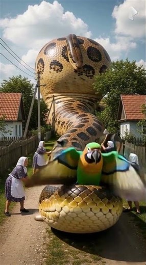 The mystery of the giant snake's belly revealed?!