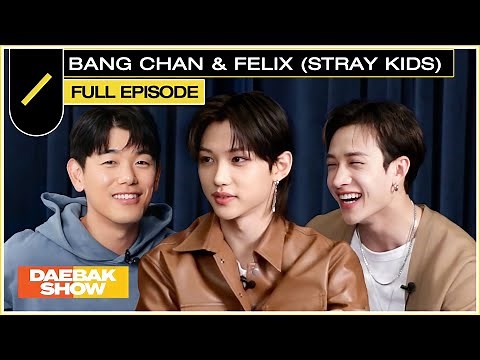 Stray Kids' Bang Chan and Felix Catch Up with Eric Nam | DAEBAK SHOW S2 EP1