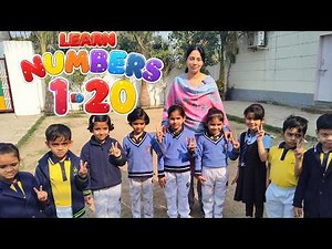 Number Song 1-20 for Kids 🔢 | Learn Counting 1 to 20 | Fun Preschool & Nursery Rhymes #kidslearning