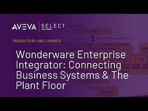 Wonderware Enterprise Integrator: Connecting Business Systems & The Plant Floor