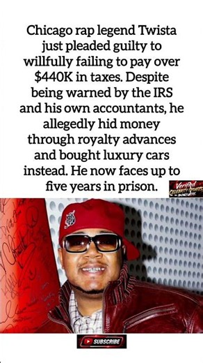 Twista Pleads Guilty to Tax Evasion — Faces Up to 5 Years in Prison 😳 #shorts #drama #trendingnow