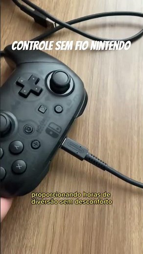 Controle sem fio Nintendo Switch Pro. Ótima. pegado e precisão na conexão. Adquira agora!