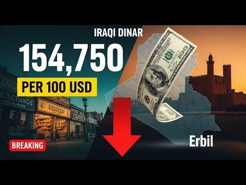 💥 JUST IN: Dollar Opens LOWER at 155K 💥 | Iraqi Dinar Exchange Rates Today
