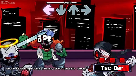 Friday Night Funkin'hank vs jebus vs tricky致命对决