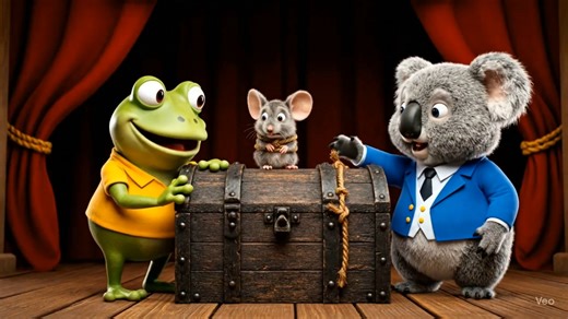 Buster Moon's Theater Crew! 🐨🐸 | #sing #singmovie #bustermoon #animation #theater | Charles៚៚