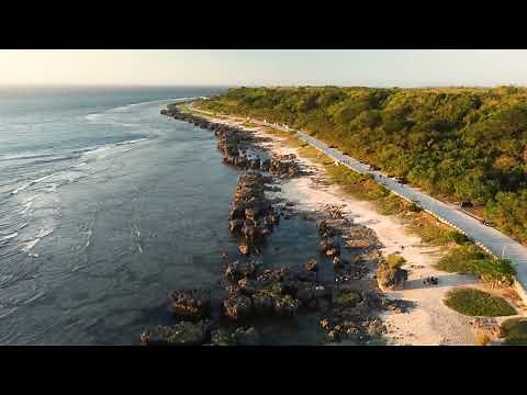 Pangil Coral Rock Formation, Currimao, Ilocos Norte | PH - 4K Aerial Drone