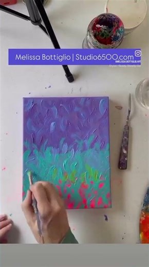 Starting a new background, starting with a fluorescent red base 🩵💚💜