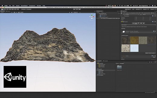 (基础)Unity 2019如何快速刷地形效果