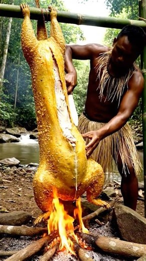 Massive Ground Squirrel Roast | Primitive Jungle Cooking