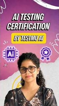 AI Testing Certification By TestMu AI (Get Certified For Free)