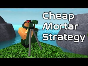 Cheap 1v1 Mortar Strategy | Beginner Strategies | Tower Battles [ROBLOX]