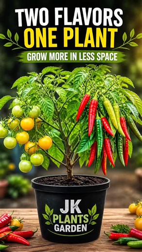 99% People Think This Is Fake — tomato + chilies on ONE Tree! #GrowCloveTree #CardamomPlant