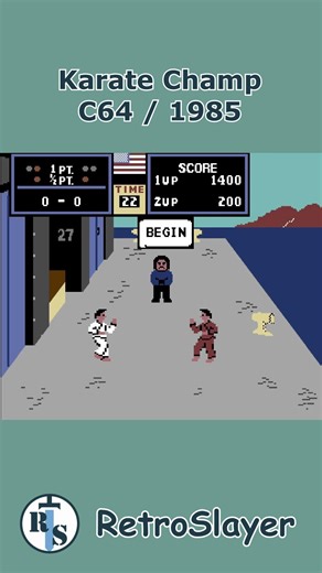 Karate Champ Gameplay Commodore 64
