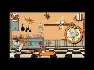 the loud house linc ln charge food fight / gameplay 3
