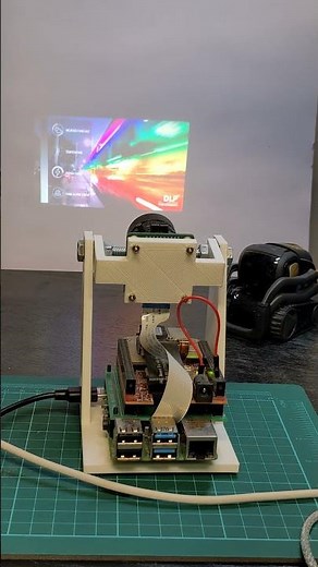 Raspberry pi with a EVM2000 projector will reboot in loop when the power supply is not adequate