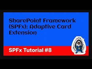 SharePoint Framework (SPFx) Adaptive Card Extension