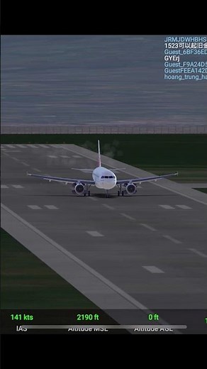 RFS - Real Flight Simulation┃ Insane crosswind Landing In RFS┃ Smoothest Landing. #rfs #rfsvideos