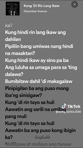 Kung 'Di Rin Lang Ikaw Song | December Avenue ft. Moira Dela Torre