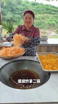 Golden Threads of Memory: Handmade Sweet Potato Shred Candy 🍠✨ | Global Bites & Woks