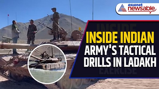 EXCLUSIVE | Inside Army's tactical drills in Ladakh: T-90 Bhishma, T-72 & BMP-II ICV roar 14k feet above-WATCH