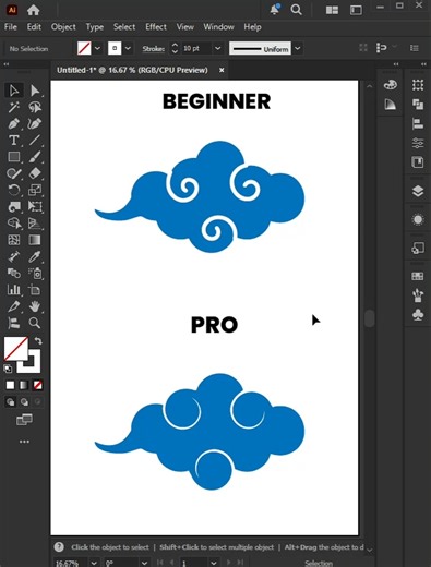 Adobe Illustrator Tips 2026 - How to draw Cloud Pattern in Japanese Style
