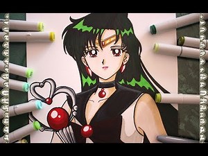 Cómo Dibujar Sailor Pluto How To Draw Sailor Setsuna Meiou Speed Draw Sailor Moon S| CarlosNaranjoTV