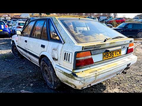Rare 1990 Nissan Bluebird Found in a Scrap Yard!