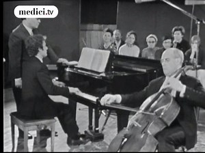 [It's Mstislav Rostropovitch's birthday] Debussy's Nocturne & Scherzo interpreted by the Master Cellist! Watch more --> http://bit.ly/rostropovitchdebussy | medici.tv
