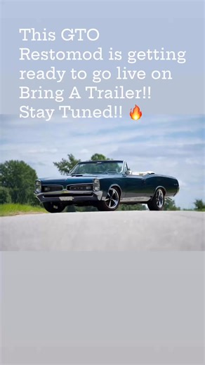 Check out our frame off restored 1967 gto restomod with a ls and a 6-speed manual. Live now on our website Carolina Muscle Cars Inc. | Carolina Muscle Cars Inc. | Facebook