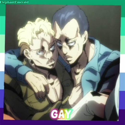 Jojo Bizarre Adventure LGBTQ characters | born this way lyrics | jjba viral video fyp gay edit bl gl
