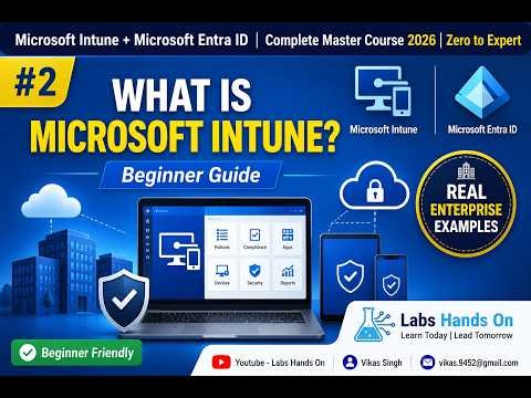 #2 What is Microsoft Intune? Complete Beginner Guide with Real Enterprise Examples | Intune Course
