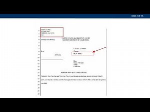 Docket Control Numbers