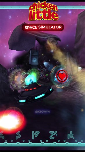 🛸 Space Simulator - Chicken Little [4K 60ᶠᵖˢ] (PC, PS2, Gamecube, Xbox) #Shorts