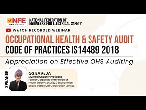 Occupational Health & Safety Audit Code Of Practices IS 14489 2018