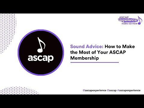 How to Make the Most of Your ASCAP Membership