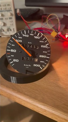 Porsche 964 speedometer test