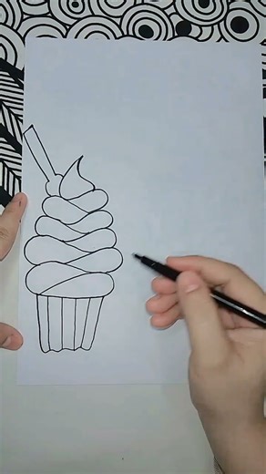 how to draw ice cream front page drawing #dance #speedsong #art #drawingtutorial #pencildrawing