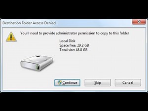 Windows 11提示＂你需要提供管理员权限才能复制文件”怎么办？