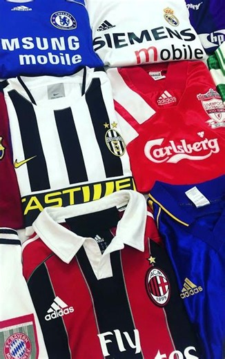 Retro football kits the last one is so nostalgic