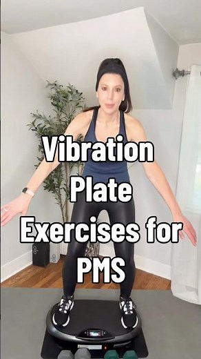 PMS Relief on the Vibration Plate 💗 Gentle Exercises for Hormone Week