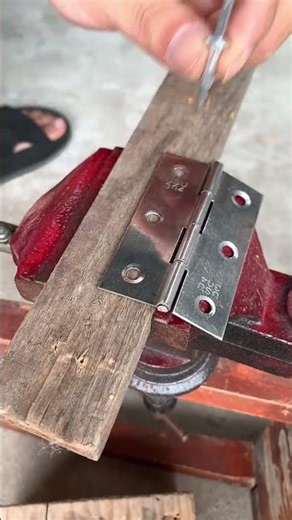 Perfect Rivet Technique for Strong and Durable Hinge Installation #rivet #diytips #tech #shortsfeed