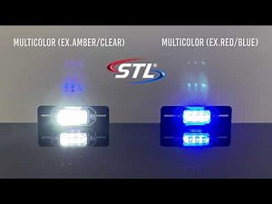 MultiColor Z-6® Linear LED Surface Mount Warning Light Head / LED Grille Light - Flash Patterns