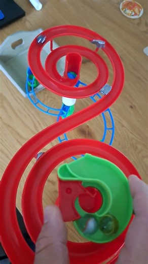 ASMR Rolling Marble Run sounds #shorts #asmr #video