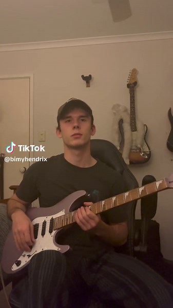 little dark age cover #guitar #guitartok #mgmt
