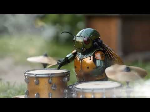 The Beetles Rock the Stage with Their Original Track "Bug Bash" - Heavy Metal Instrumental