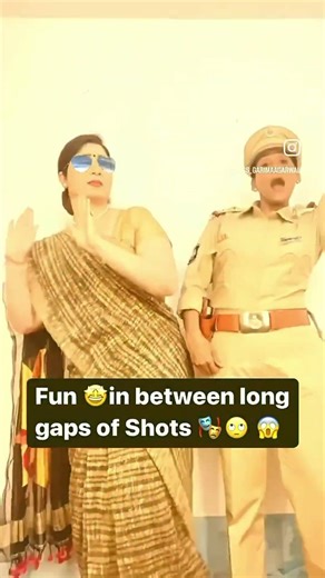 “Behind the scenes, in between scenes 🎥✨”