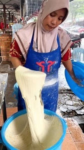 Wow!!! Look at that,Giant Dough! #streetfood #amazing | Street food girl