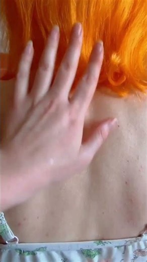 ASMR Back Stroking ✋✨ Soft Skin Sounds & Tracing #softtouch #tracingasmr #asmrshorts #asmrtingles