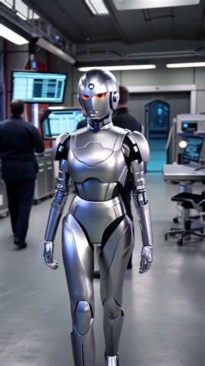 Female humanoid robot 14 #AI Generated